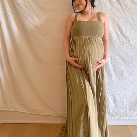 Anthropologie Pleated Maxi Twofer Dress by Mare Mare - Picture 9 of 13